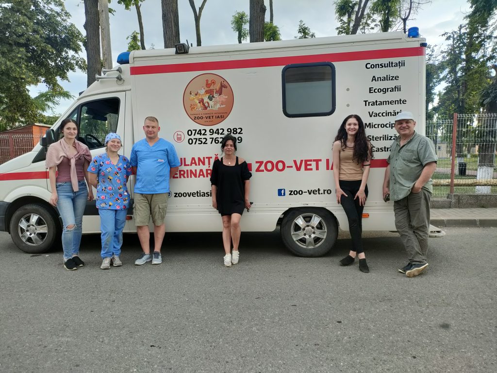 Pe teren cu ambulanta Zoo Vet, la finalul campaniei