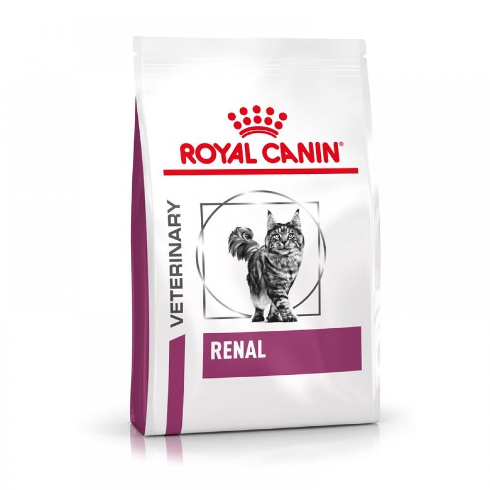 Granule Royal Canin Renal pentru pisici, 2 kg